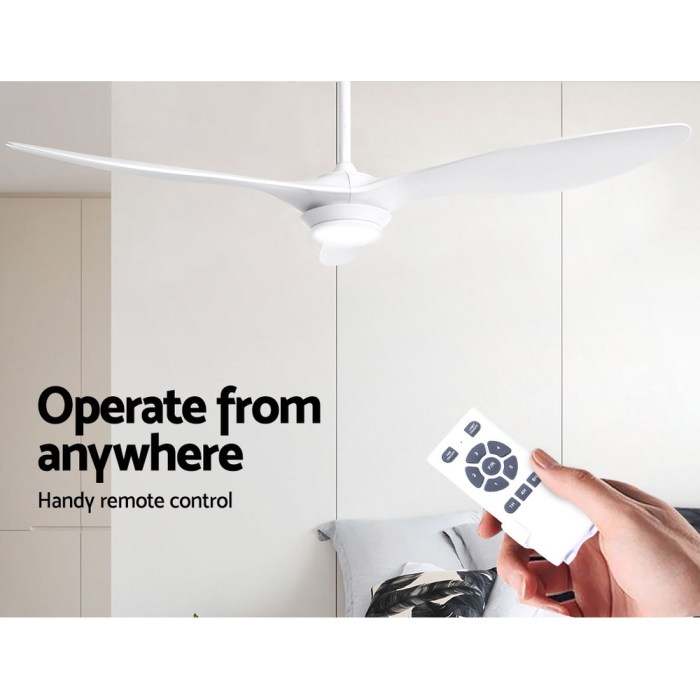 devanti 52'' ceiling fan dc motor w/light w/remote white devanti 52'' ceiling fan dc motor w/light w/remote white