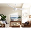 devanti 52'' ceiling fan dc motor w/light w/remote white devanti 52'' ceiling fan dc motor w/light w/remote white