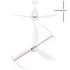 devanti 52'' ceiling fan dc motor led light remote control white devanti 52'' ceiling fan dc motor led light remote control white