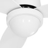 devanti 52'' ceiling fan dc motor led light remote control white devanti 52'' ceiling fan dc motor led light remote control white