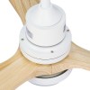 devanti 52'' ceiling fan ac motor led light remote light wood
