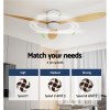 devanti 52'' ceiling fan dc motor w/light w/remote light wood devanti 52'' ceiling fan dc motor w/light w/remote light wood