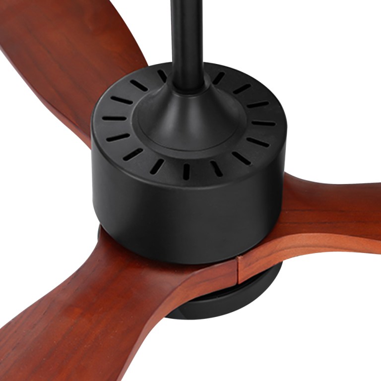 devanti 52'' ceiling fan ac motor 3 blades w/light dark wood devanti 52'' ceiling fan ac motor 3 blades w/light dark wood