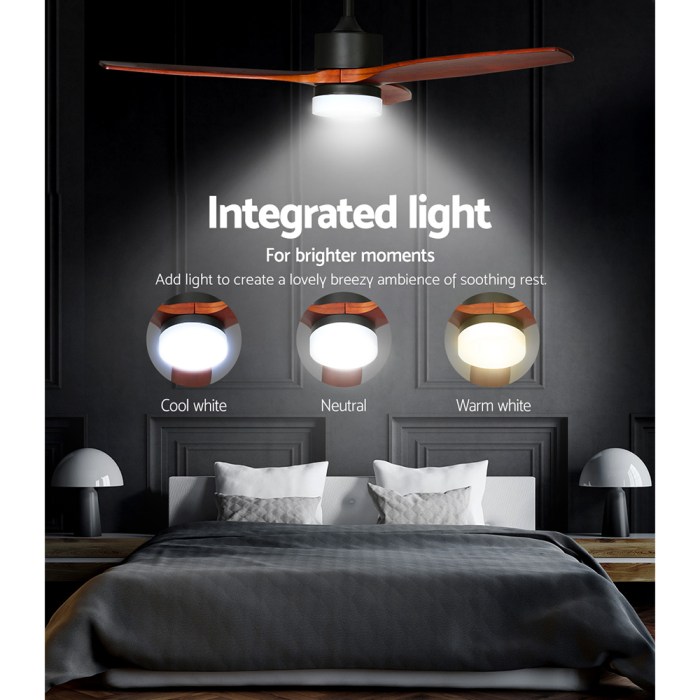 devanti 52'' ceiling fan ac motor 3 blades w/light dark wood devanti 52'' ceiling fan ac motor 3 blades w/light dark wood