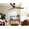 devanti 52'' ceiling fan ac motor 3 blades w/remote dark wood devanti 52'' ceiling fan ac motor 3 blades w/remote dark wood