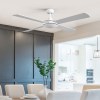 devanti 52'' ceiling fan ac motor 4 blades w/remote white devanti 52'' ceiling fan ac motor 4 blades w/remote white