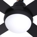 devanti 52'' ceiling fan ac motor w/light w/remote black devanti 52'' ceiling fan ac motor w/light w/remote black