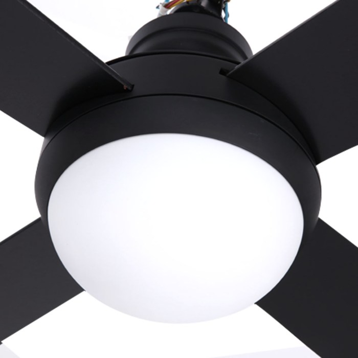devanti 52'' ceiling fan ac motor w/light w/remote black devanti 52'' ceiling fan ac motor w/light w/remote black