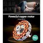 devanti 52'' ceiling fan ac motor w/light w/remote black devanti 52'' ceiling fan ac motor w/light w/remote black