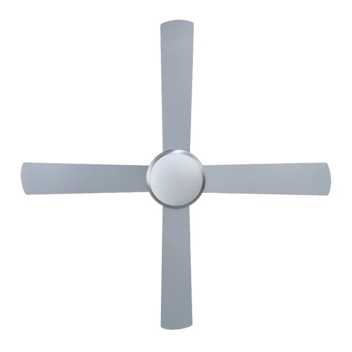 devanti 52'' ceiling fan ac motor w/light w/remote silver devanti 52'' ceiling fan ac motor w/light w/remote silver