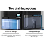 devanti dehumidifier 2l air purifier black