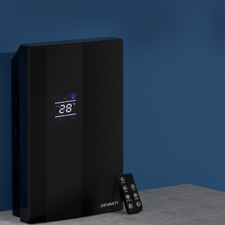 devanti dehumidifier 2l air purifier black