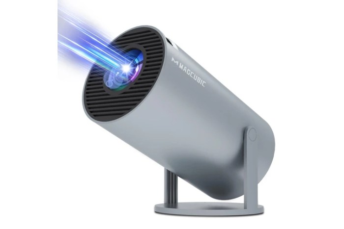 magcubic hy300 pro 4k projector android 11, wifi6, 260ansi, home cinema hy300 pro gray