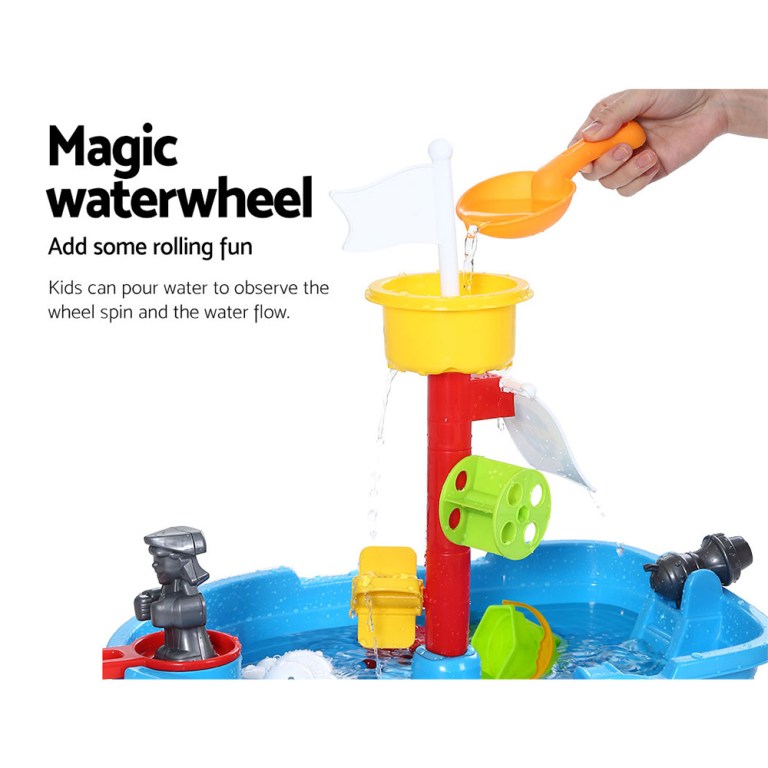 keezi kids sandpit pretend play set outdoor toys water table activity play set keezi kids sandpit pretend play set outdoor toys water table activity play set
