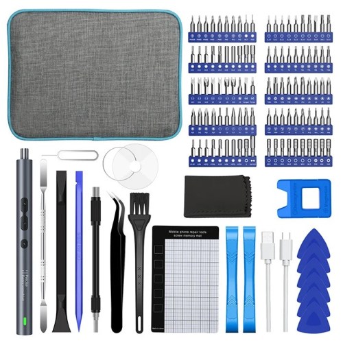 28/62/120 in 1 electric screwdriver set rechargeable precision tool for mobile repair