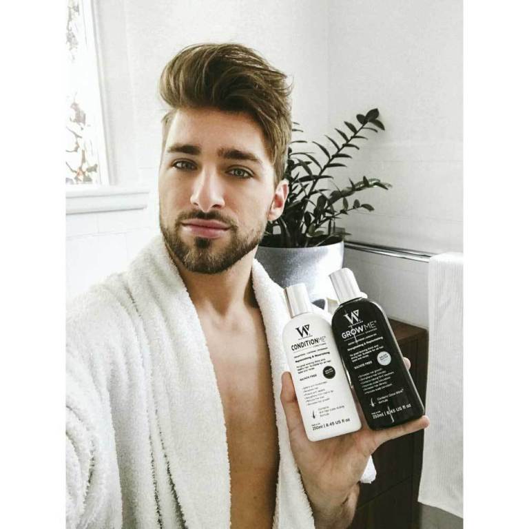 watermans grow me shampoo and conditioner hair growth pack combo anti loss