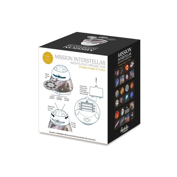 mission interstellar dreamy sky night light projector kids steam toy