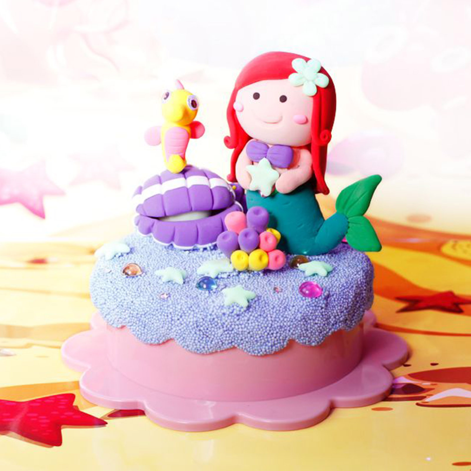 colorato mermaid glow set glow in the dark super clay diy craft kit for kids colorato mermaid glow set glow in the dark super clay diy craft kit for kids