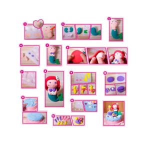 colorato mermaid glow set glow in the dark super clay diy craft kit for kids colorato mermaid glow set glow in the dark super clay diy craft kit for kids