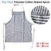 my hub polyester cotton striped apron my hub polyester cotton striped apron