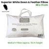 70% feather 30% down superior medium standard pillow 48 x 73 cm 70% feather 30% down superior medium standard pillow 48 x 73 cm