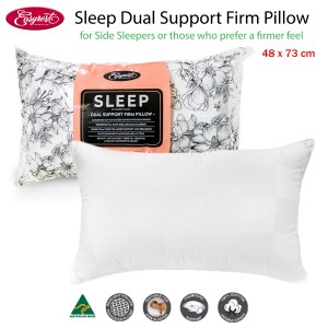 easyrest sleep dual support firm standard pillow suits side sleeper