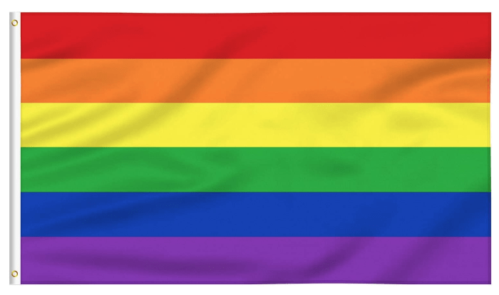 deluxe rainbow gay pride flag outdoor banner 150x90cm 3x5ft with metal eyelets deluxe rainbow gay pride flag outdoor banner 150x90cm 3x5ft with metal eyelets