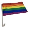 RAINBOW CAR FLAG w Window Clip Flags Australia Day 30cm x 45cm LGBT Gay Pride RAINBOW CAR FLAG w Window Clip Flags Australia Day 30cm x 45cm LGBT Gay Pride