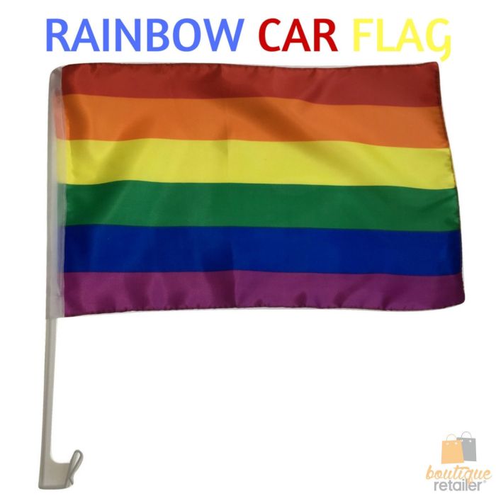rainbow car flag w window clip flags australia day 30cm x 45cm lgbt gay pride rainbow car flag w window clip flags australia day 30cm x 45cm lgbt gay pride