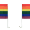 2x rainbow car flag with window clip flags australia day 30cm x 45cm gay pride 2x rainbow car flag with window clip flags australia day 30cm x 45cm gay pride