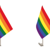 2x rainbow car flag with window clip flags australia day 30cm x 45cm gay pride 2x rainbow car flag with window clip flags australia day 30cm x 45cm gay pride