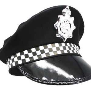 police officer hat pilot cop costume party cap halloween book week black