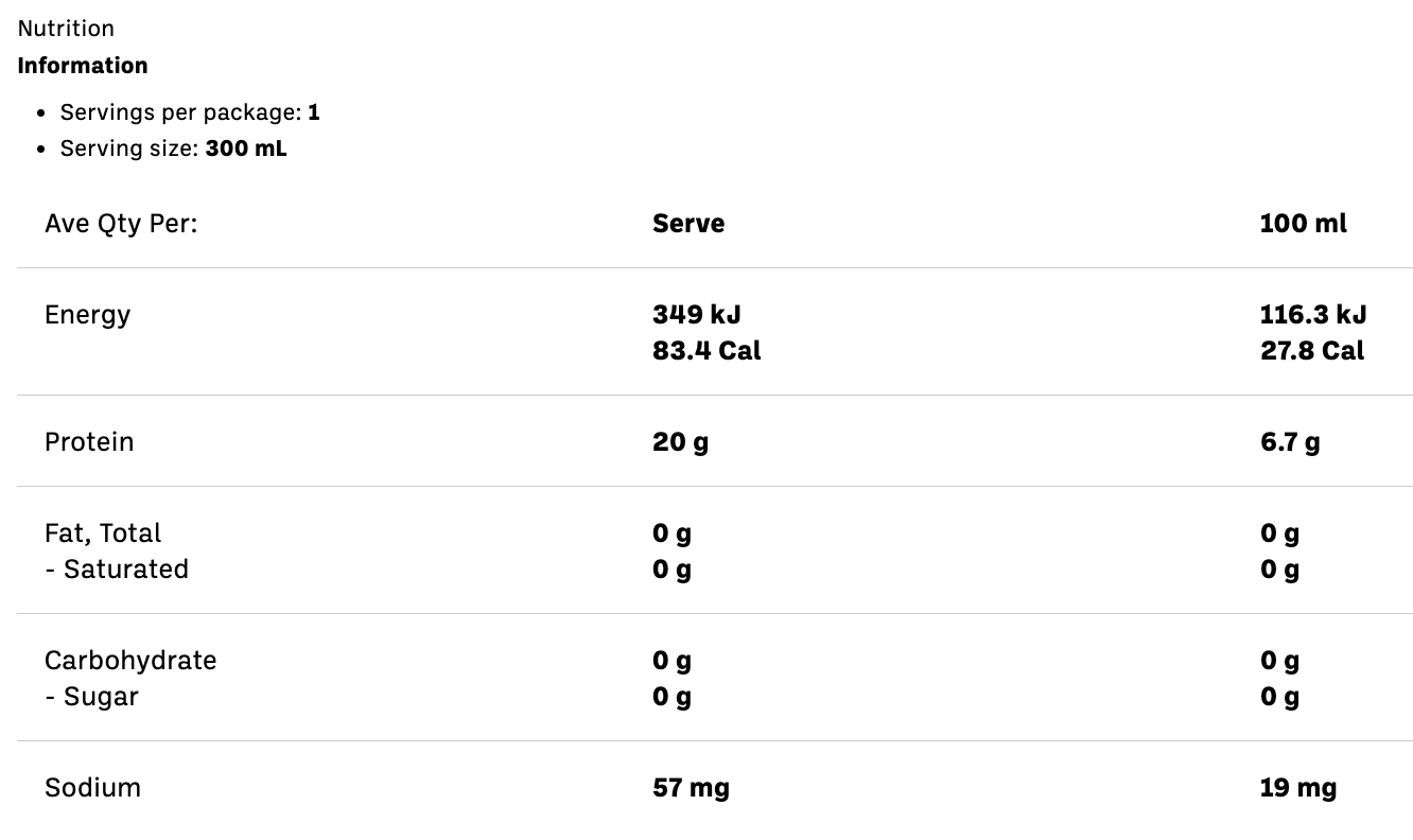 pro h20 sparkling water 20g protein hydration drink zero sugar yellow dingo