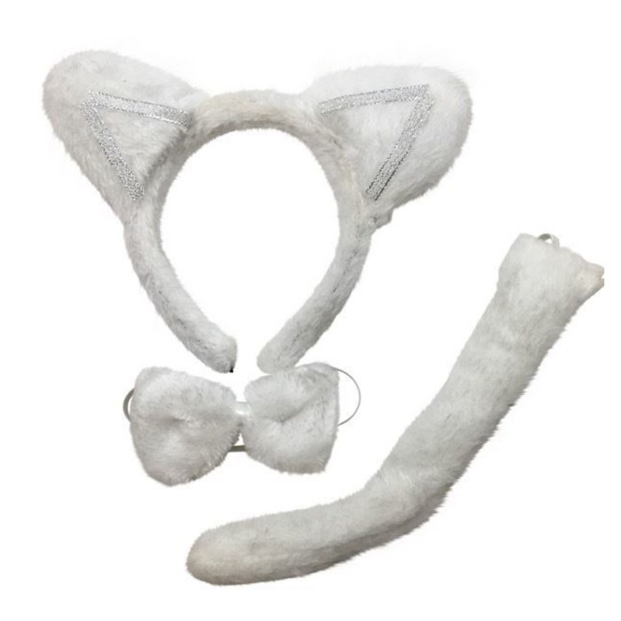3 piece set animal costume dress up party bow tie tail ears book week cosplay 3 piece set animal costume dress up party bow tie tail ears book week cosplay