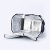 red portable picnic basket foldable insulated outdoor shopping basket, meal delivery & takeout carrier