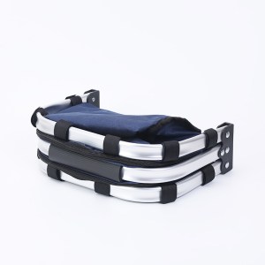 red portable picnic basket foldable insulated outdoor shopping basket, meal delivery & takeout carrier