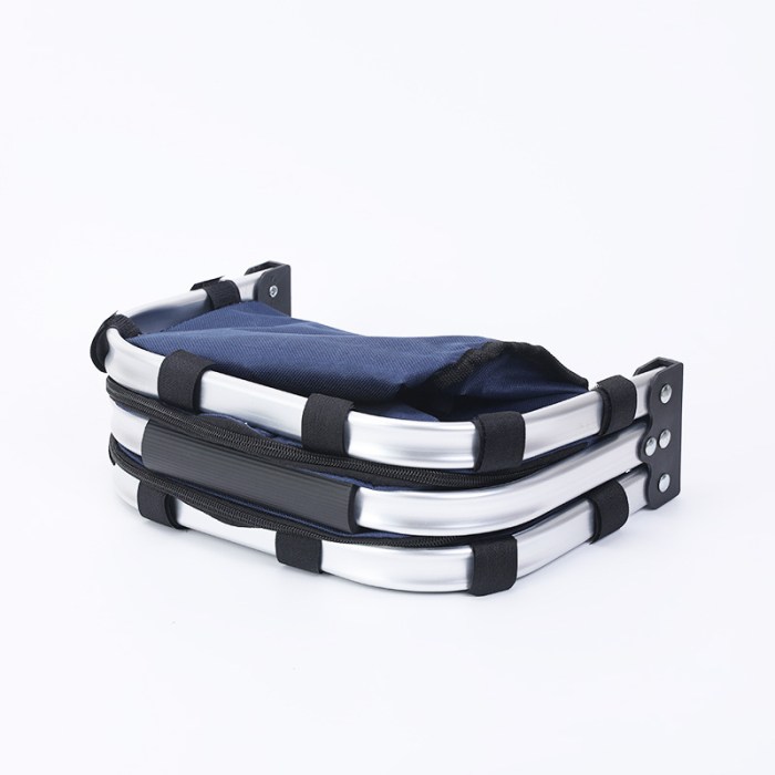red portable picnic basket foldable insulated outdoor shopping basket, meal delivery & takeout carrier