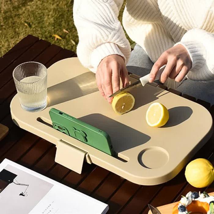 army green foldable outdoor picnic basket with lid and tabletop, camping storage box, car friendly organizer army green foldable outdoor picnic basket with lid and tabletop, camping storage box, car friendly organizer