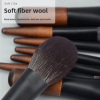 style b 12 piece mini portable makeup brush set fiber bristle beauty tool set(with storage bag) style b 12 piece mini portable makeup brush set fiber bristle beauty tool set(with storage bag)