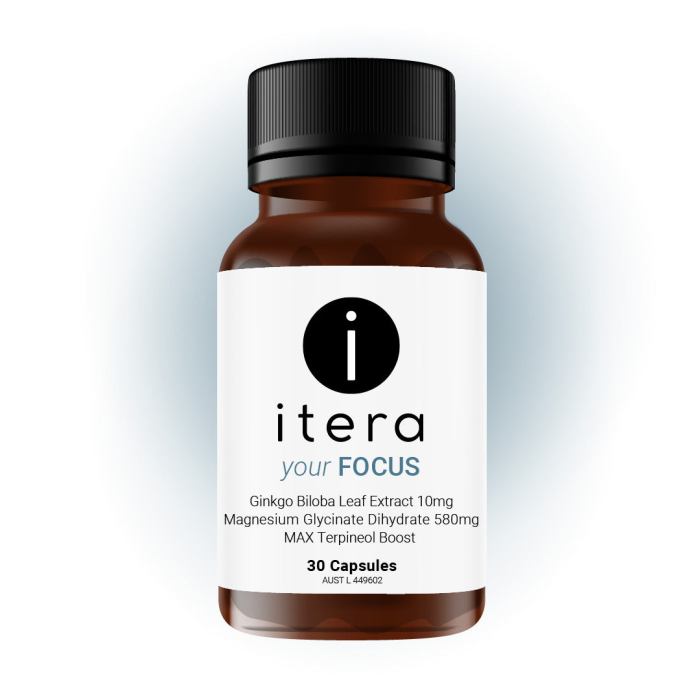 Itera Health your FOCUS - 30 Capsules Itera Health your FOCUS - 30 Capsules