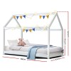 artiss bed frame wooden kids house frame white casa artiss bed frame wooden kids house frame white casa
