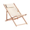 gardeon outdoor deck chair wooden sun lounge folding beach patio furniture beige gardeon outdoor deck chair wooden sun lounge folding beach patio furniture beige
