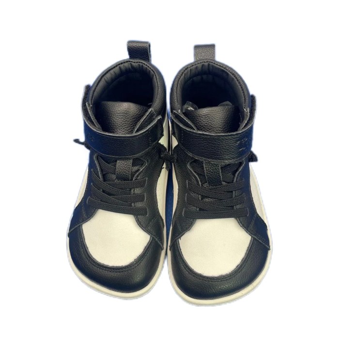 TipsieToes Spring Autumn Kids' Barefoot Boots – Genuine Leather, Lightweight, Elastic Strap 3