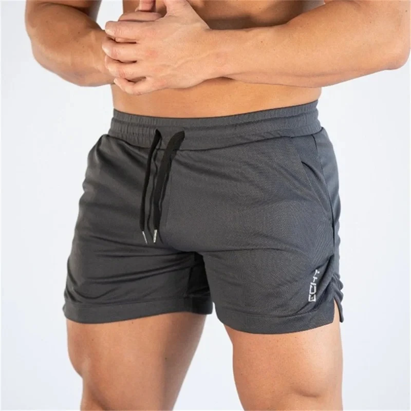 Men's Fitness Sports Shorts – Breathable Mesh Workout Shorts, Quick Dry Beach Shorts, Summer Activewear for Gym and Sports