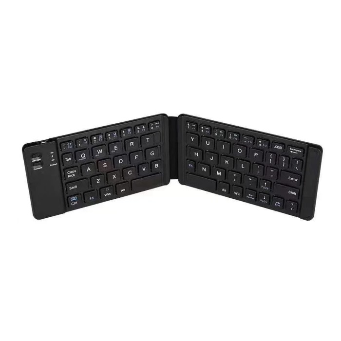 Dormin Folding Bluetooth Keyboard – Wireless, Silent, Compact, and Portable for iPad, Mobile, Tablet, and Notebook 5