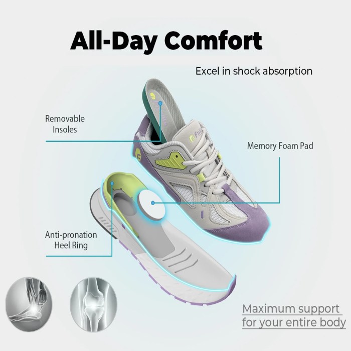 FitVille Extra Wide Women's Walking Shoes 3