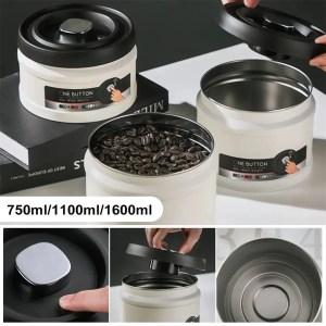 Vacuum Sealed Stainless Steel Storage Canister – Airtight Container for Grains, Tea, Nuts & Kitchen Organization 5