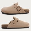 footbed clogs for women & men – fashion leather mules with arch support, comfortable indoor/outdoor flat slides Footbed Clogs for Women & Men – Fashion Leather Mules with Arch Support, Comfortable Indoor/Outdoor Flat Slides 6
