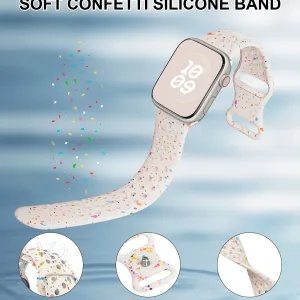 Sport Silicone Strap for Apple Watch 40mm-49mm, Ultra 2, Series 9/8/7/6/5/4/SE 3