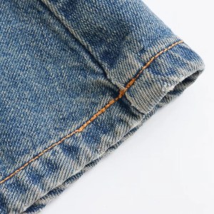 Women's Autumn Butterfly A-Line Denim Dress – Casual Lapel Commuting Dress 6
